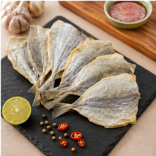 Dried Yellow Stripe Trevally 