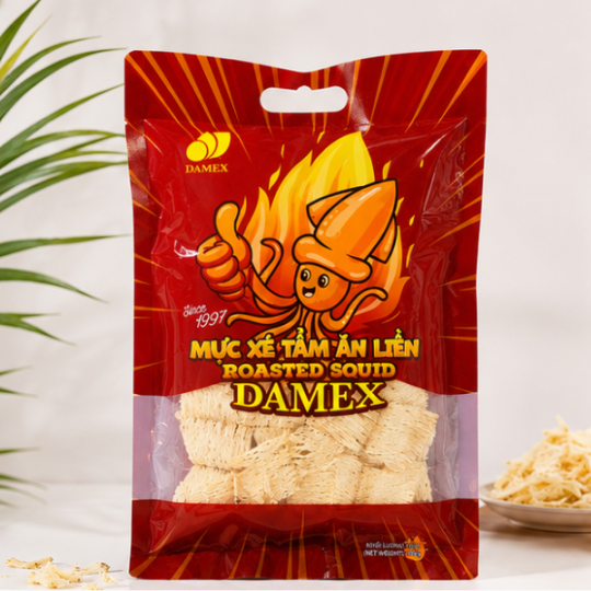 Dried Seasoned Shredded Squid 90G